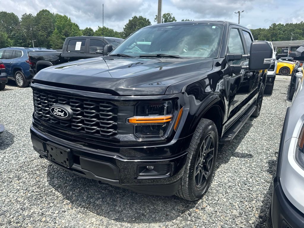 Agate Black Metallic 2024 Ford F-150 Pickup Truck Four-Wheel Drive Automatic
