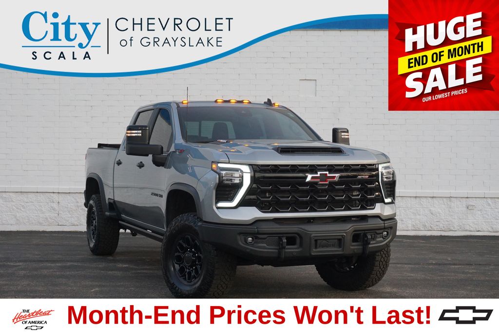 Sterling Gray Metallic 2025 Chevrolet Silverado 2500HD Pickup Truck Four-Wheel Drive Automatic