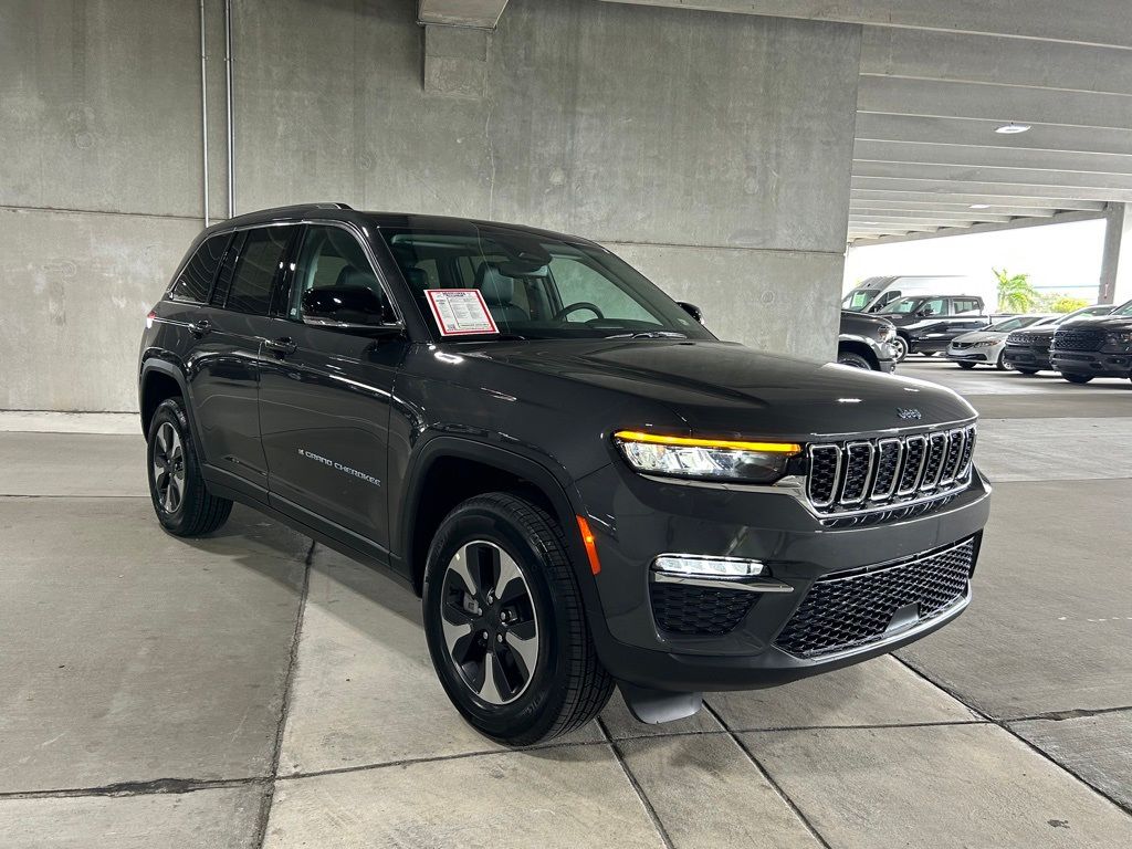 Certified 2024 Jeep Grand Cherokee 4xe with VIN 1C4RJYB65RC713914 for sale in Miami, FL