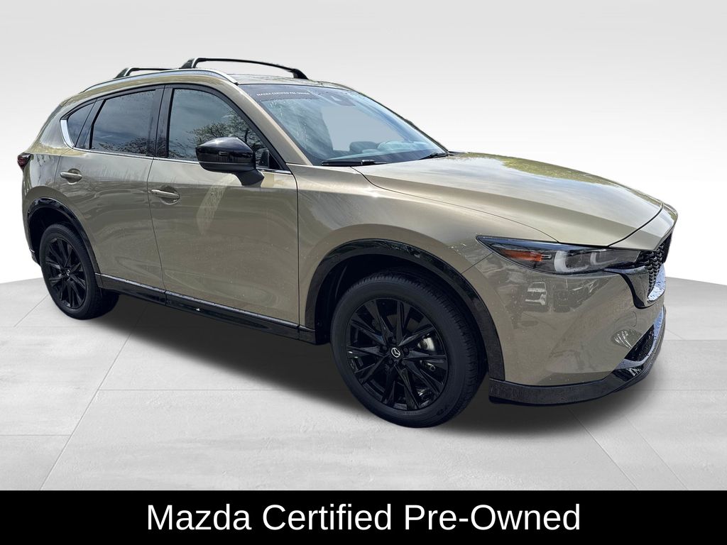 Zircon Sand Metallic 2024 Mazda CX-5 2.5 Carbon Turbo AWD SUV / Crossover All-Wheel Drive 6-Speed Automatic