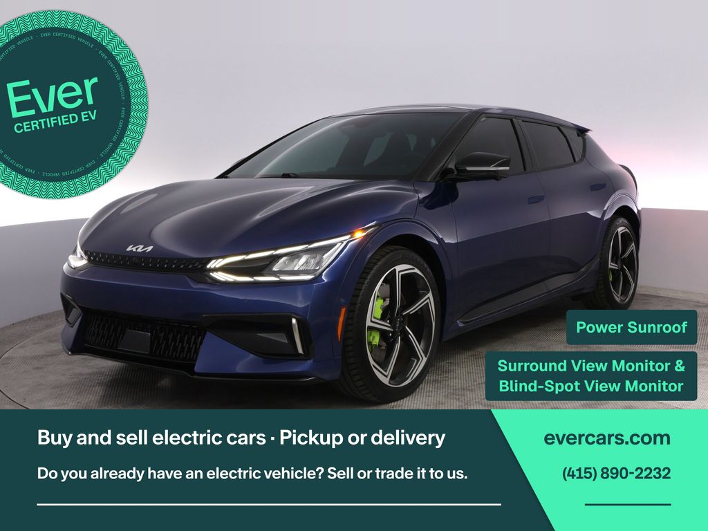 Yacht Blue 2023 Kia EV6 SUV / Crossover All-Wheel Drive 1-Speed Automatic