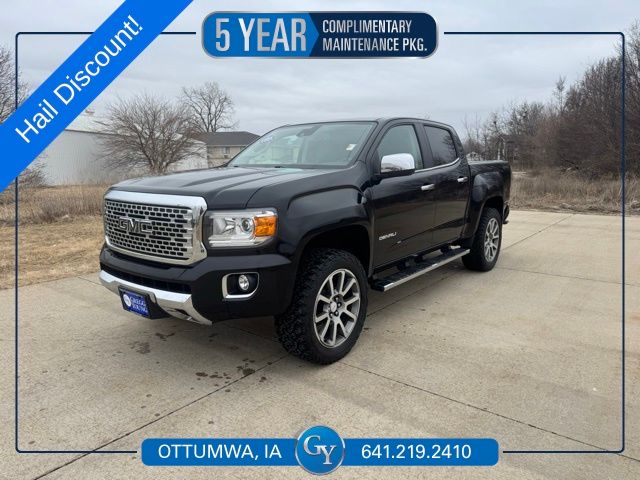 Onyx Black 2019 GMC Canyon Denali Crew Cab 4WD Pickup Truck Four-Wheel Drive 8-Speed Automatic