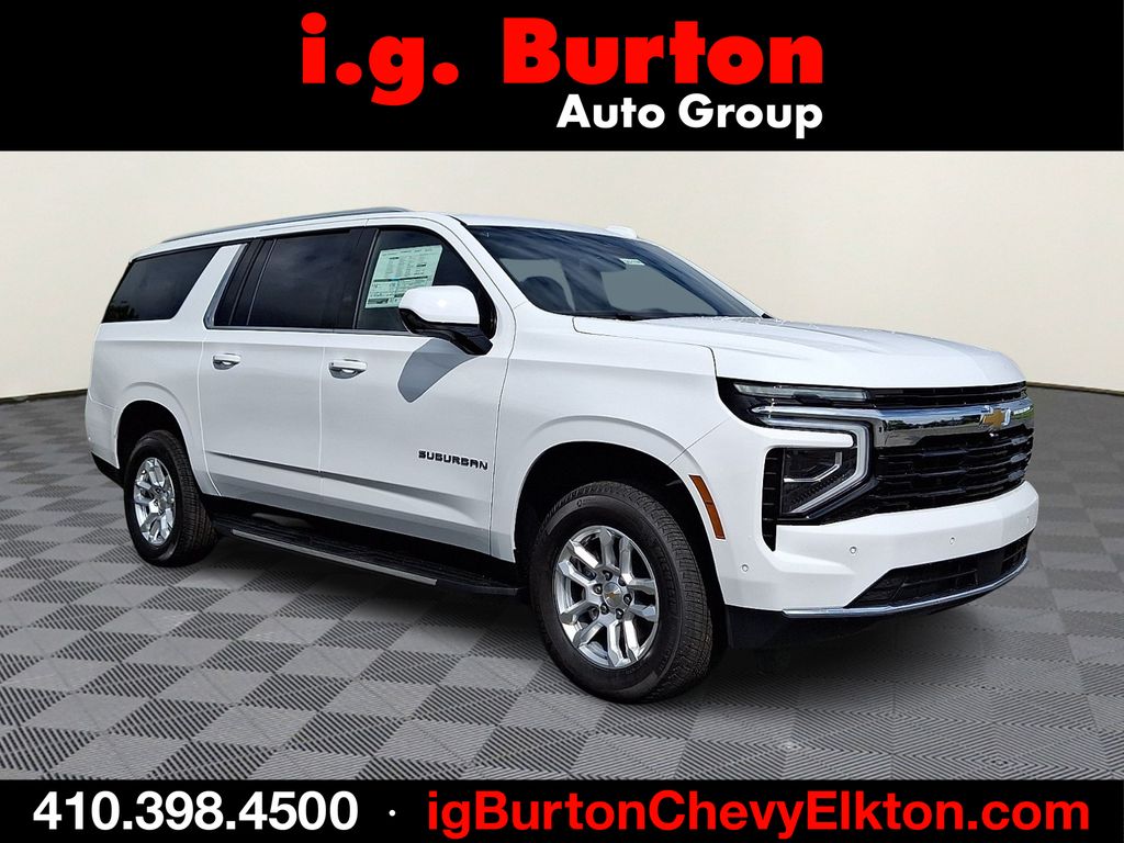 Summit White 2026 Chevrolet Suburban SUV / Crossover Four-Wheel Drive 