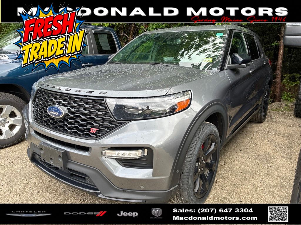 Gray Metallic 2021 Ford Explorer SUV / Crossover All-Wheel Drive Automatic