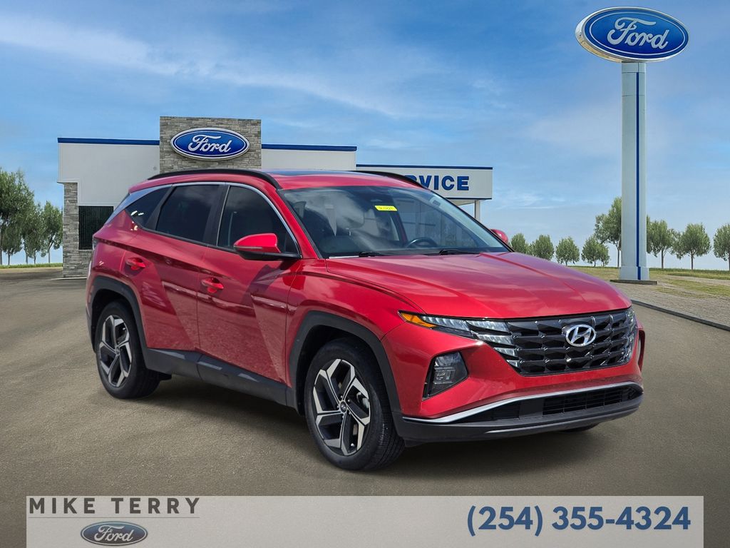 Calypso Red 2023 Hyundai Tucson SUV / Crossover Front-Wheel Drive 8-Speed Automatic