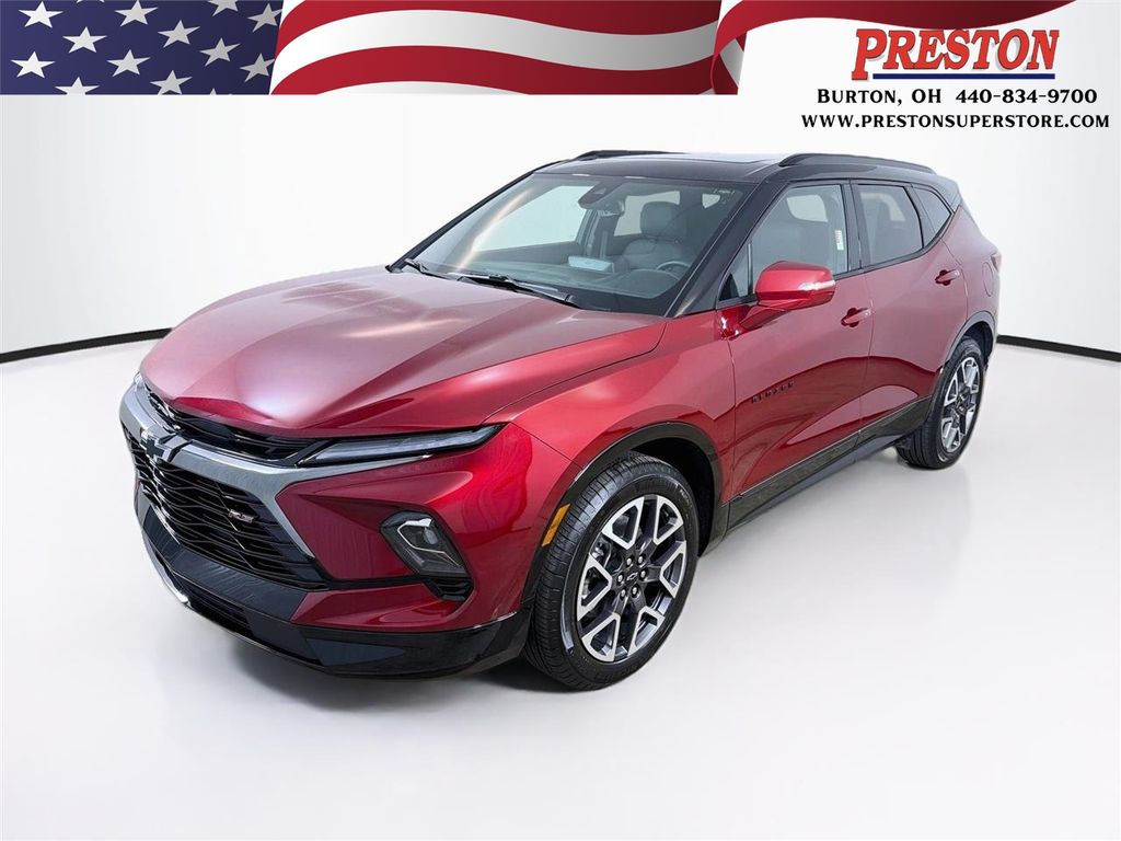 Radiant Red Tintcoat 2026 Chevrolet Blazer SUV / Crossover All-Wheel Drive 9-Speed Automatic Overdrive