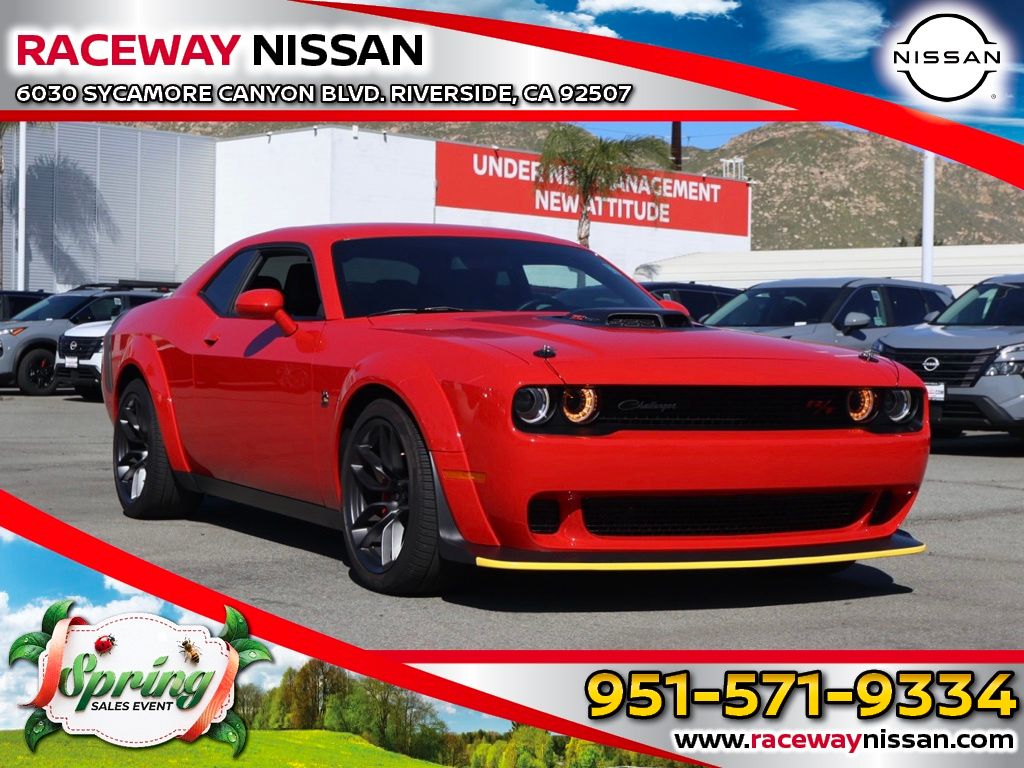 Torred Clearcoat 2022 Dodge Challenger R/T Scat Pack Widebody RWD Coupe Rear-Wheel Drive 8-Speed Automatic