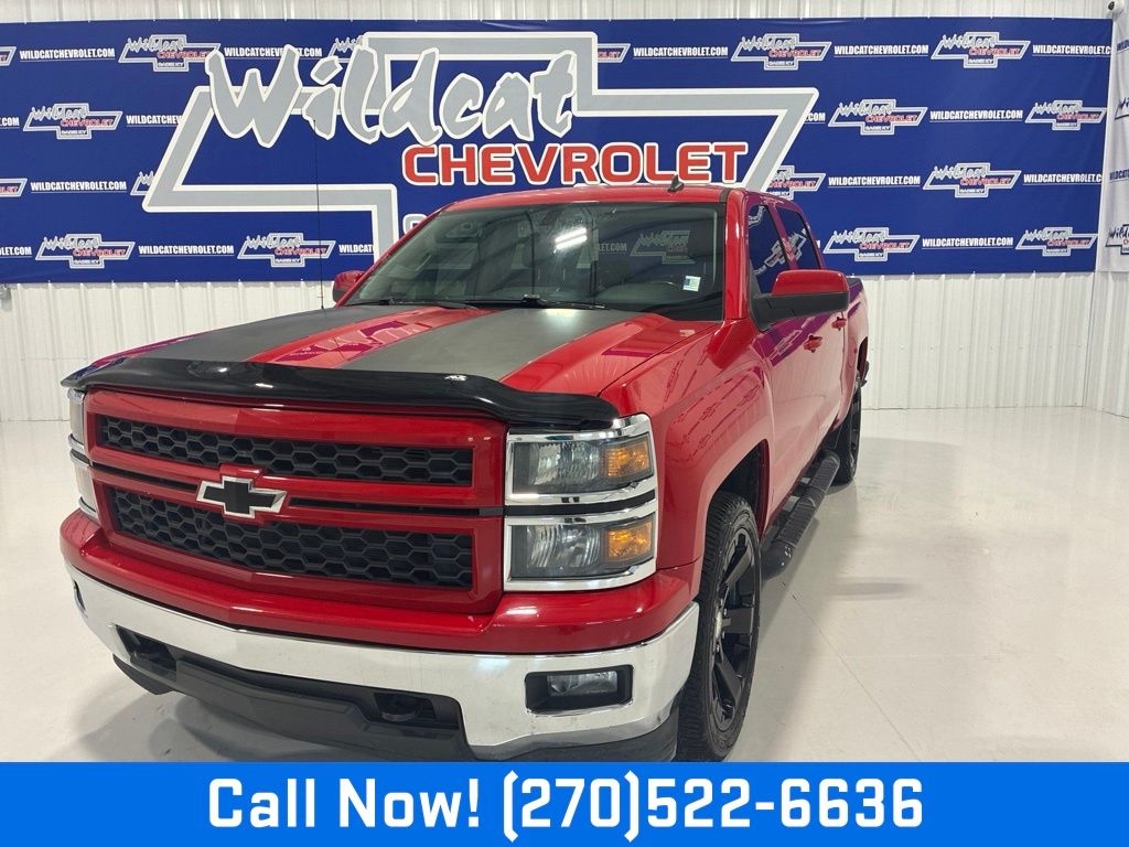 Victory Red 2014 Chevrolet Silverado 1500 Pickup Truck Four-Wheel Drive 6-Speed Automatic Overdrive