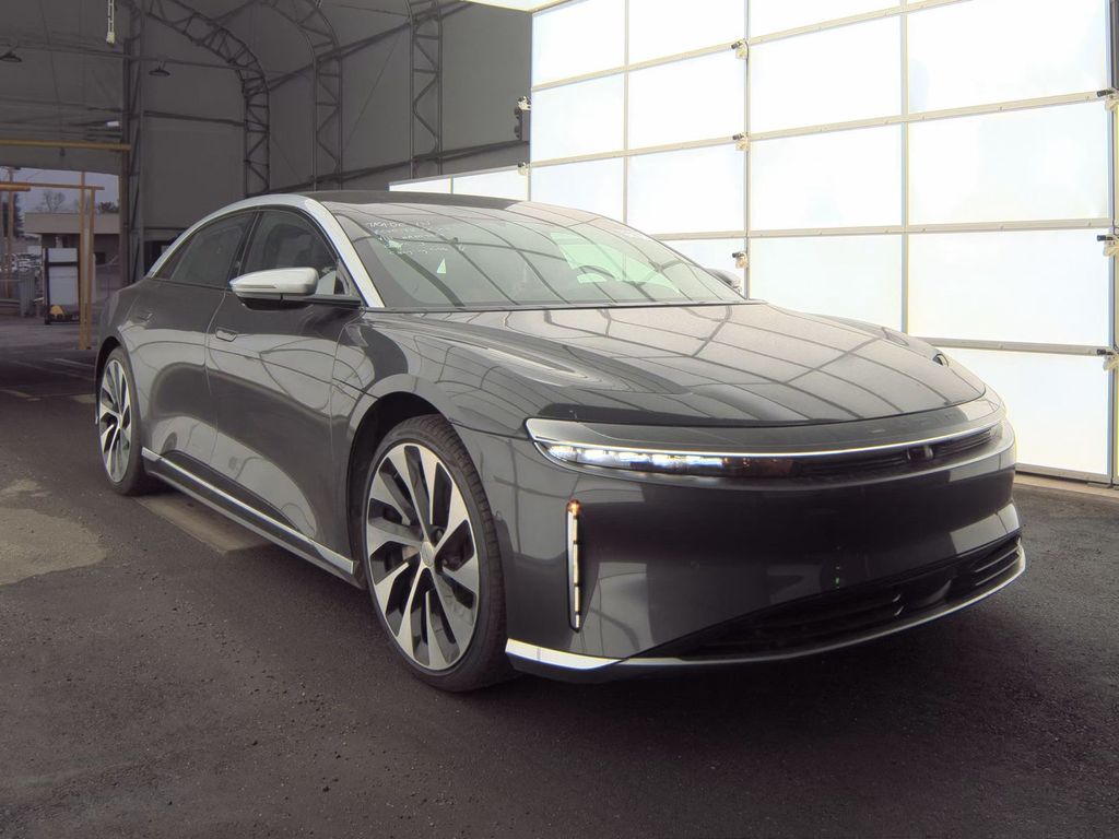 Quantum Gray 2022 Lucid Air Grand Touring AWD Sedan All-Wheel Drive 1-Speed Automatic