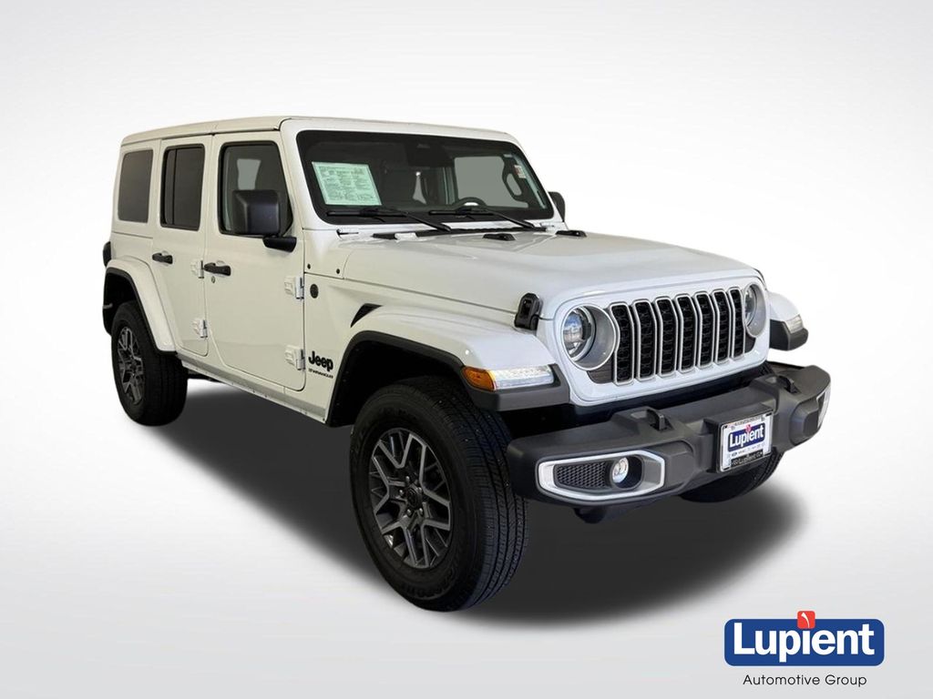 Bright White Clearcoat 2025 Jeep Wrangler SUV / Crossover Four-Wheel Drive 8-Speed Automatic