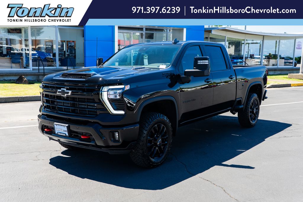 Black 2026 Chevrolet Silverado 2500HD Pickup Truck Four-Wheel Drive Automatic