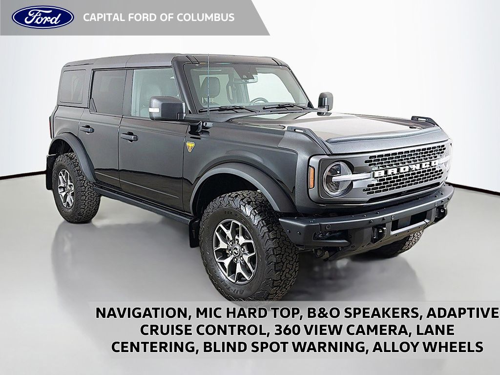 Shadow Black 2024 Ford Bronco SUV / Crossover Four-Wheel Drive Automatic