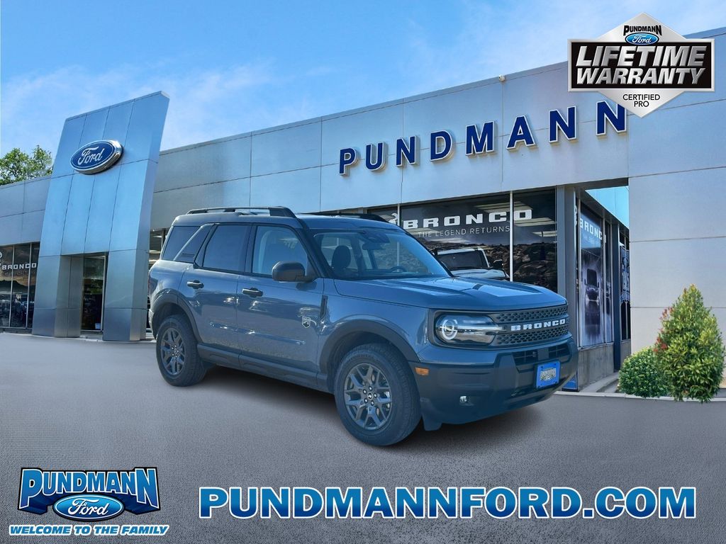 Blue (Azure Gray Metallic) 2025 Ford Bronco Sport SUV / Crossover All-Wheel Drive 8-Speed Automatic