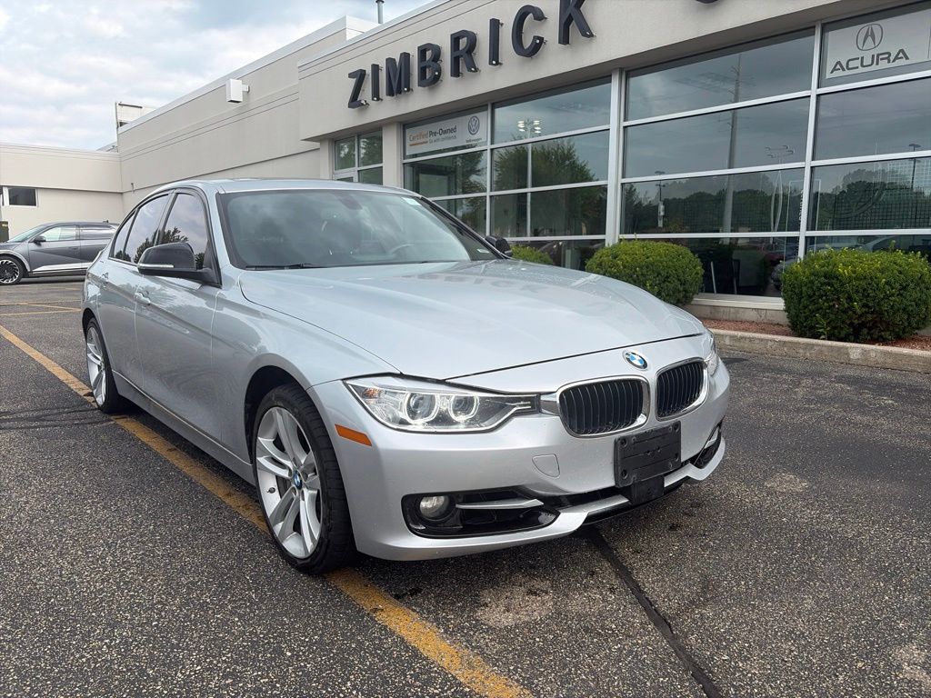 Glacier Silver Metallic 2013 BMW 3 Series Sedan All-Wheel Drive 6-Speed Manual