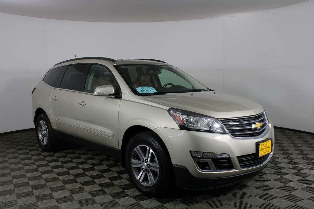 Champagne Silver Metallic 2016 Chevrolet Traverse SUV / Crossover All-Wheel Drive 6-Speed Automatic