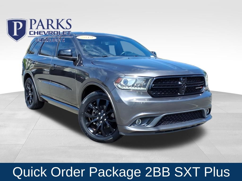 Granite Clearcoat 2019 Dodge Durango SXT Plus RWD SUV / Crossover Rear-Wheel Drive 8-Speed Automatic