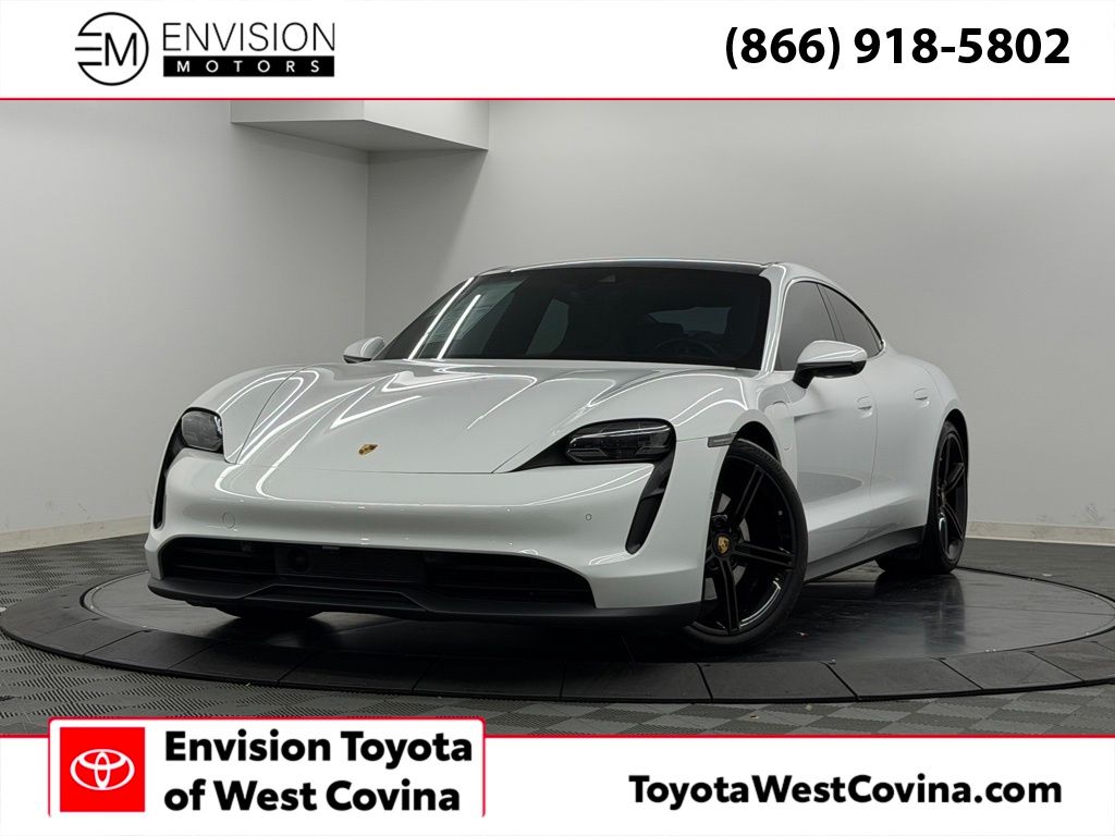 White 2020 Porsche Taycan 4S AWD Sedan All-Wheel Drive 2-Speed Automatic