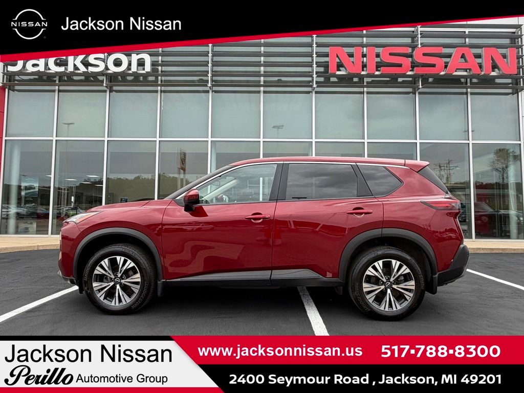 Red (Scarlet Ember Tintcoat) 2023 Nissan Rogue SUV / Crossover All-Wheel Drive Continuously Variable Transmission