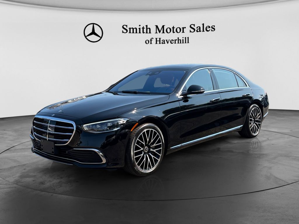 Black 2025 Mercedes-Benz S-Class Sedan All-Wheel Drive 9-Speed Automatic