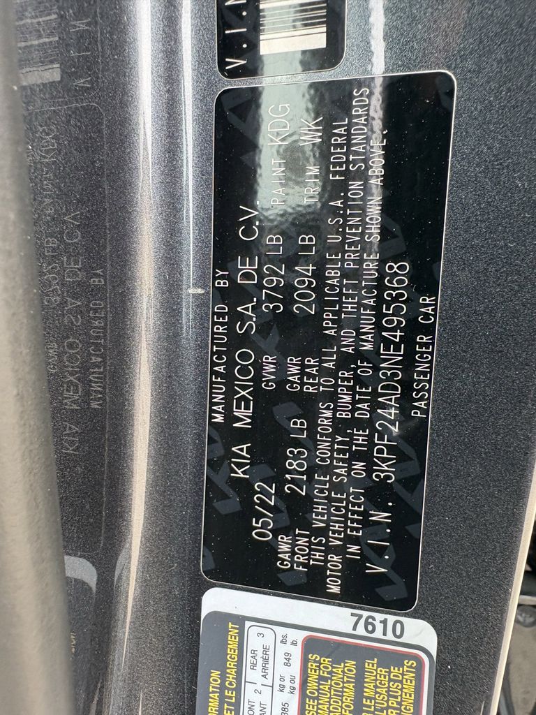 2022 Kia Forte LXS Gray at DeMontrond Ford