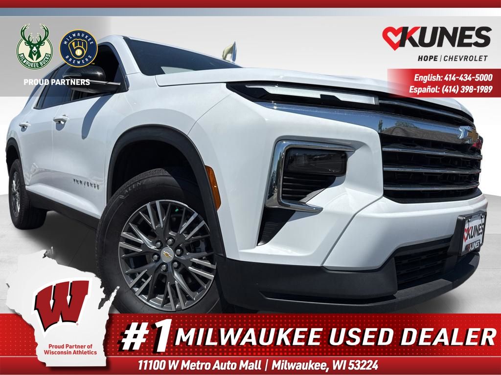 Summit White 2026 Chevrolet Traverse LT AWD SUV / Crossover Four-Wheel Drive 8-Speed Automatic