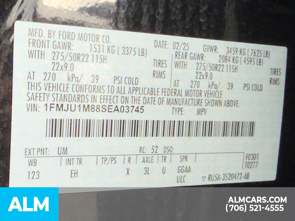 Used 2025 Black Metallic Ford Platinum image 32