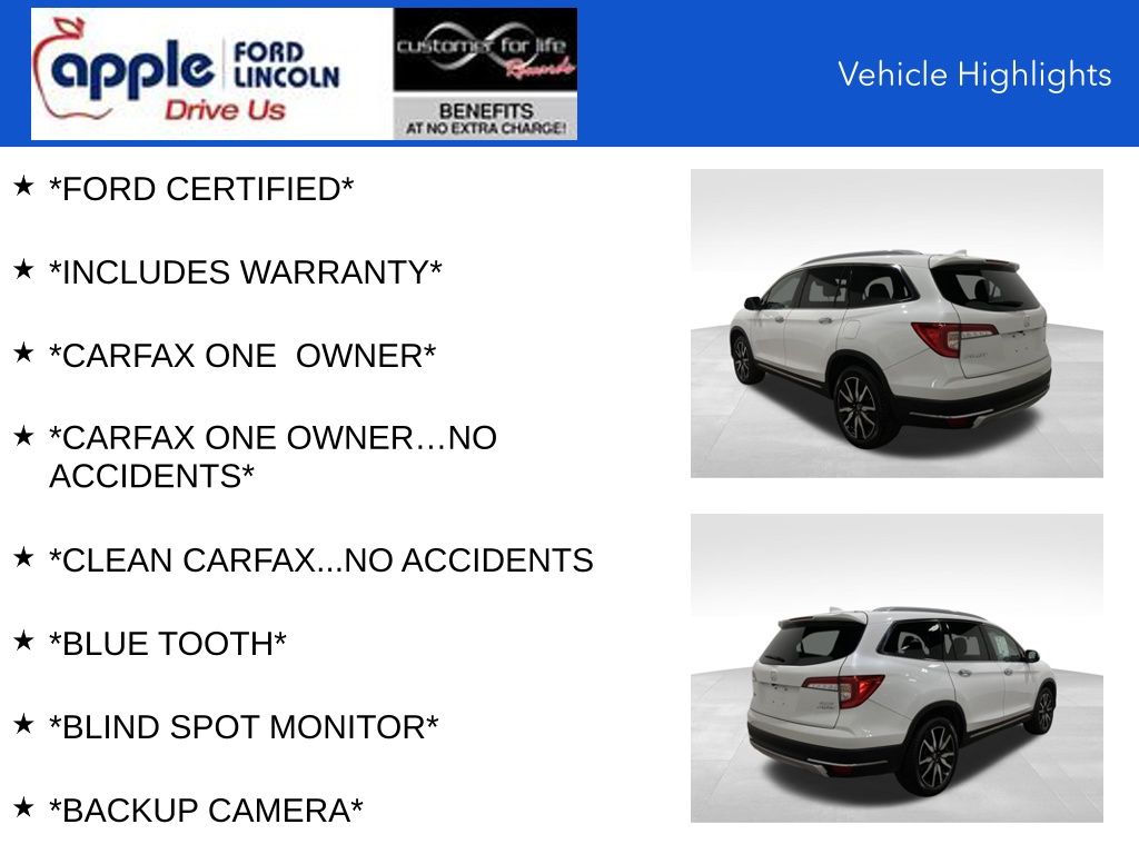 2022 Honda Pilot AWD Elite