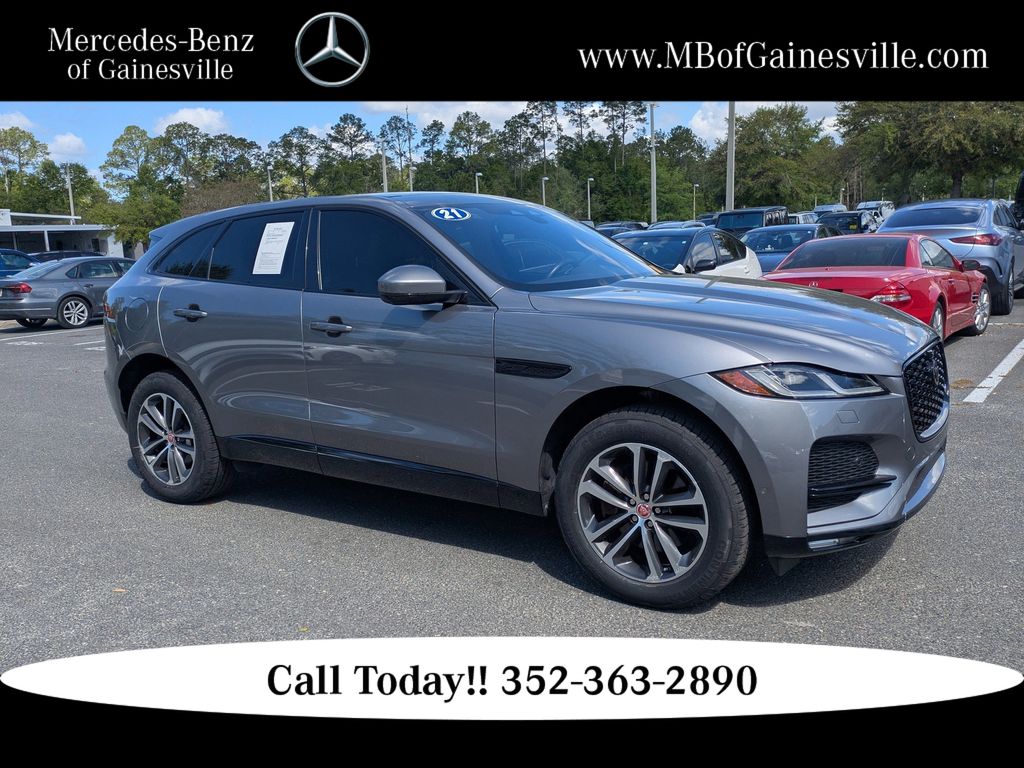 Gray 2021 Jaguar F-PACE P250 S AWD SUV / Crossover All-Wheel Drive 8-Speed Automatic