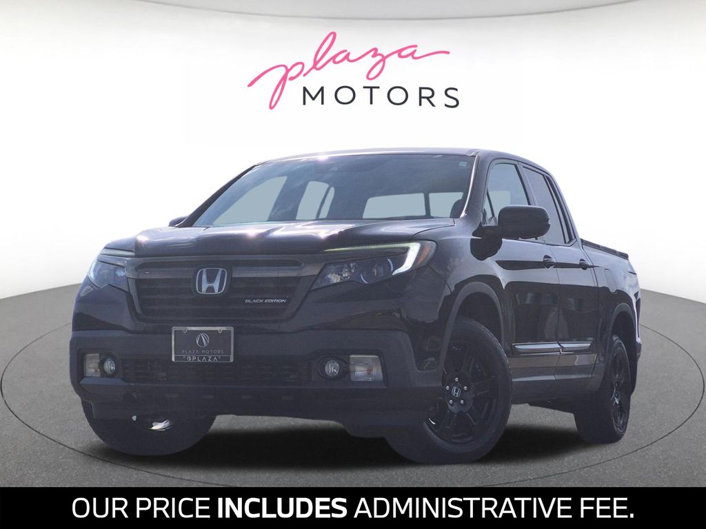 Black 2017 Honda Ridgeline Pickup Truck All-Wheel Drive 6-Speed Automatic