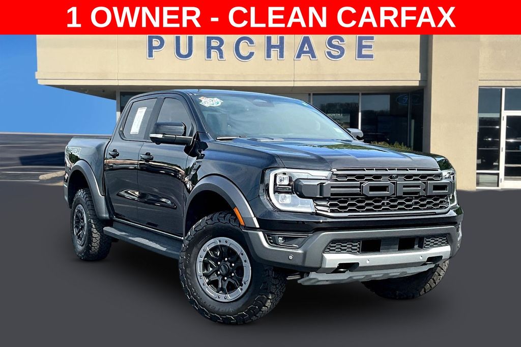 Shadow Black 2025 Ford Ranger Pickup Truck Four-Wheel Drive Automatic