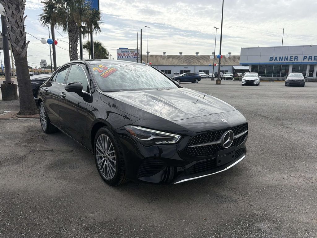 Black 2025 Mercedes-Benz CLA Coupe All-Wheel Drive 8-Speed Dual Clutch