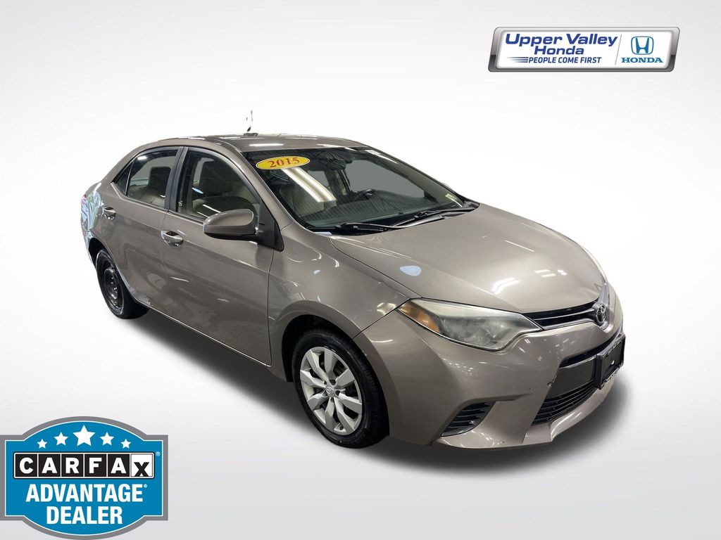 Brown 2015 Toyota Corolla Sedan Front-Wheel Drive Continuously Variable Transmission