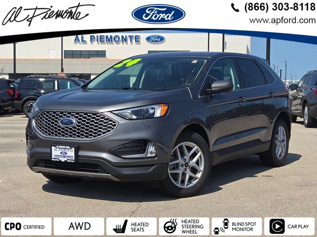 Gray Metallic 2024 Ford Edge SUV / Crossover All-Wheel Drive 8-Speed Automatic