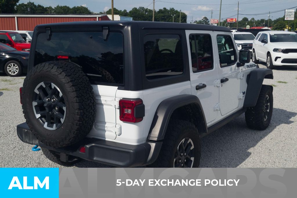 Used 2024 White Jeep Rubicon 4xe image 3
