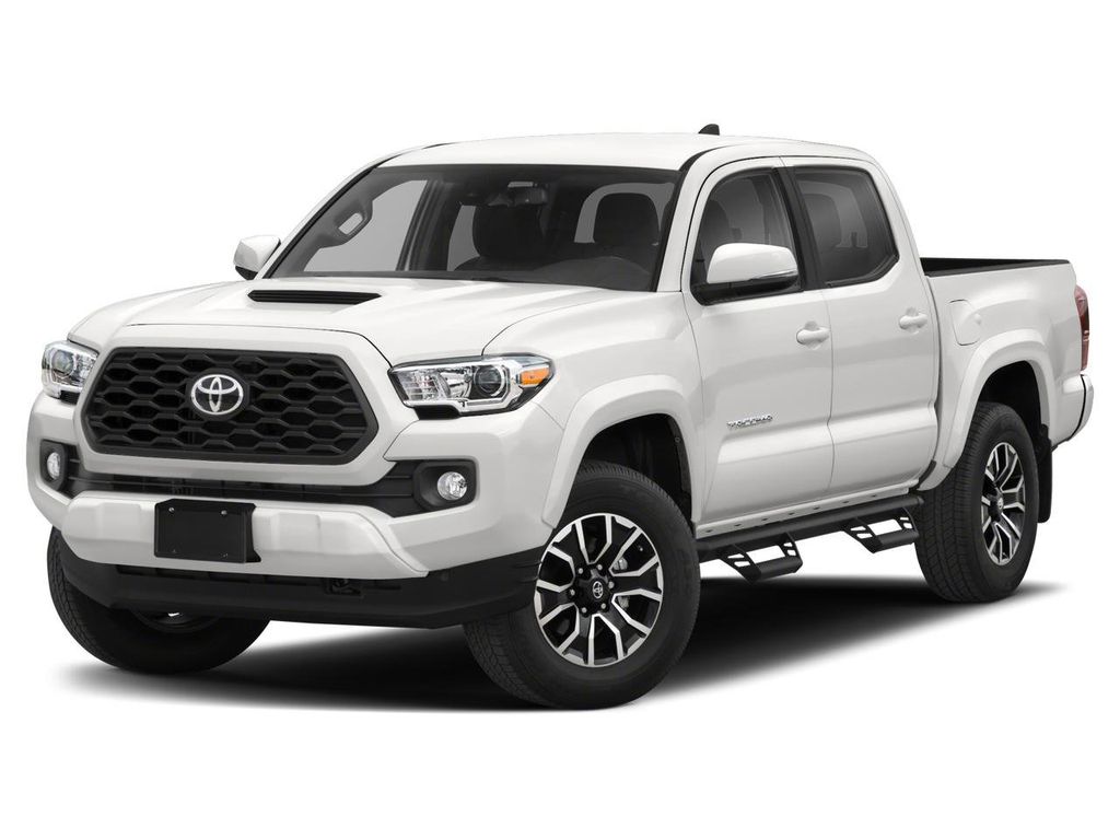 Black 2022 Toyota Tacoma TRD Sport Double Cab LB 4WD Pickup Truck Four-Wheel Drive 6-Speed Automatic