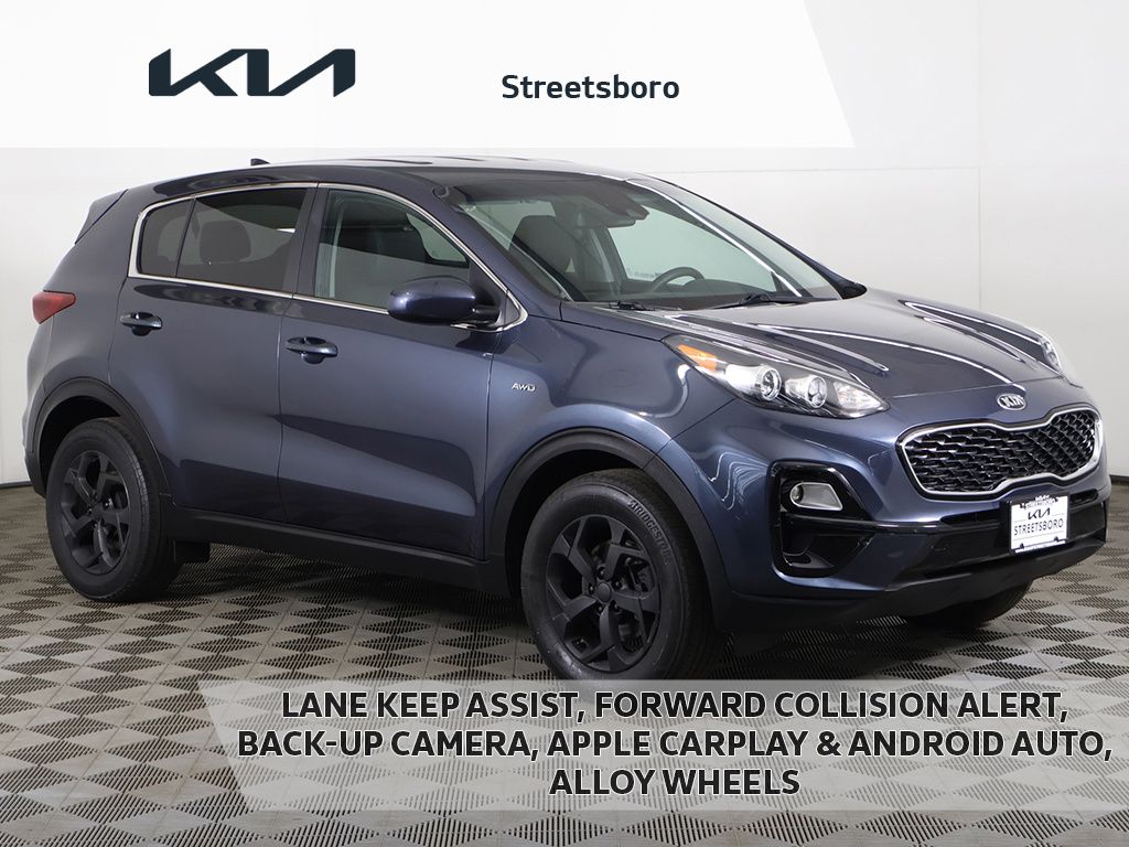 Pacific Blue 2022 Kia Sportage SUV / Crossover All-Wheel Drive 6-Speed Automatic Overdrive