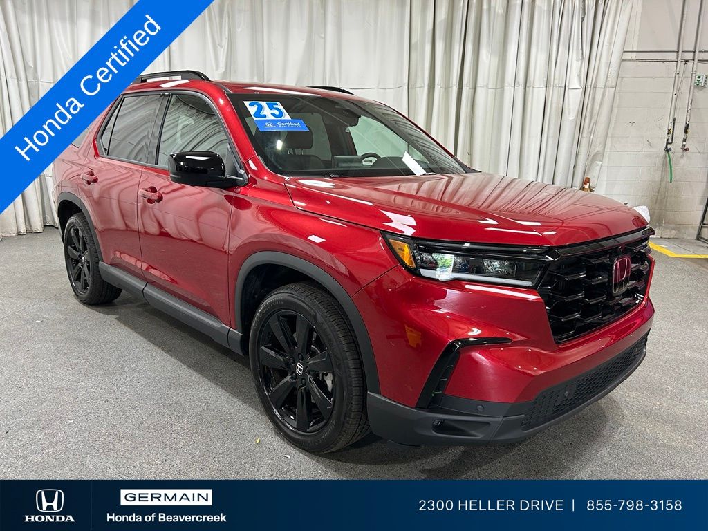 Certified Used 2025 Red Honda Black Edition image 2