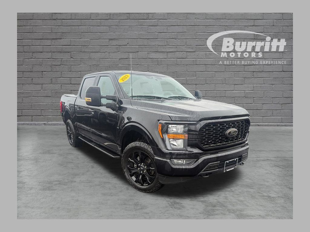 Black Metallic 2023 Ford F-150 Pickup Truck Four-Wheel Drive Automatic