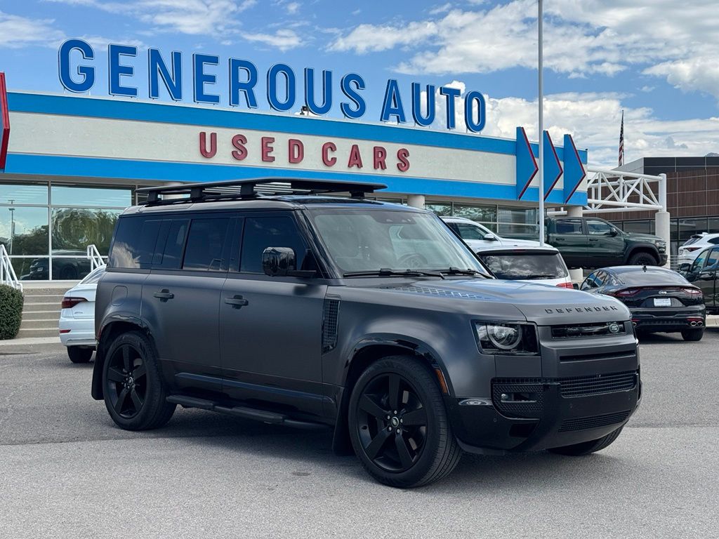 Santorini Black Metallic 2025 Land Rover Defender SUV / Crossover All-Wheel Drive 8-Speed Automatic