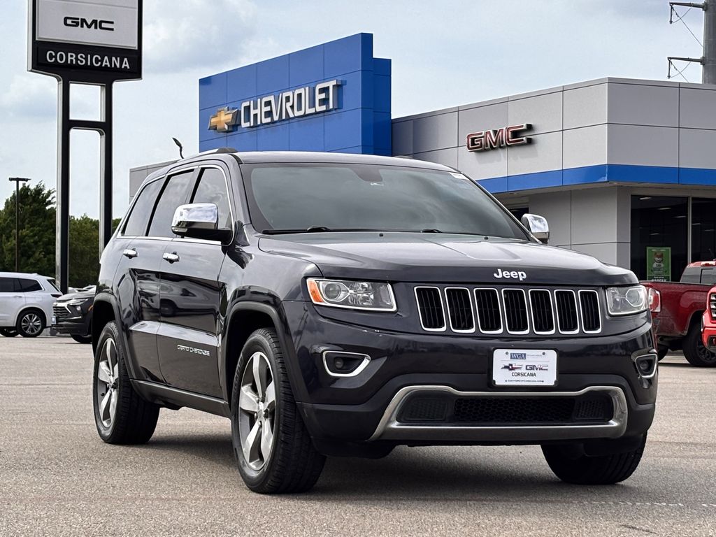 Gray (Maximum Steel Metallic Clearcoat) 2015 Jeep Grand Cherokee Limited SUV / Crossover 4X2 8-Speed Automatic