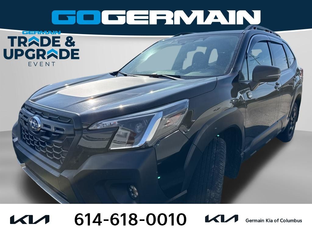Crystal Black Silica 2023 Subaru Forester Wilderness Crossover AWD SUV / Crossover All-Wheel Drive Continuously Variable Transmission