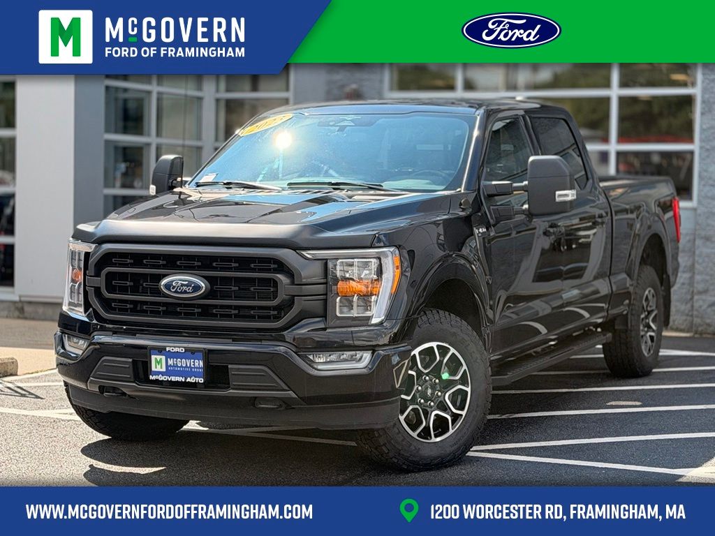 Black 2023 Ford F-150 Pickup Truck Four-Wheel Drive Automatic