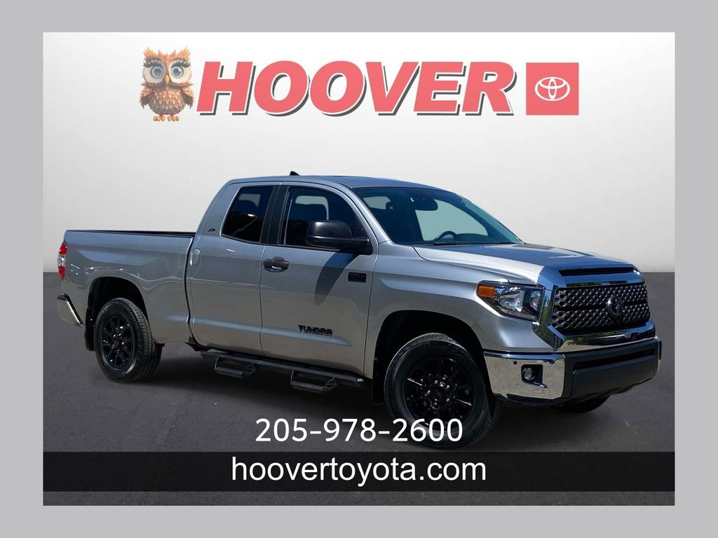 Silver Sky Metallic 2021 Toyota Tundra Pickup Truck Four-Wheel Drive 6-Speed Automatic
