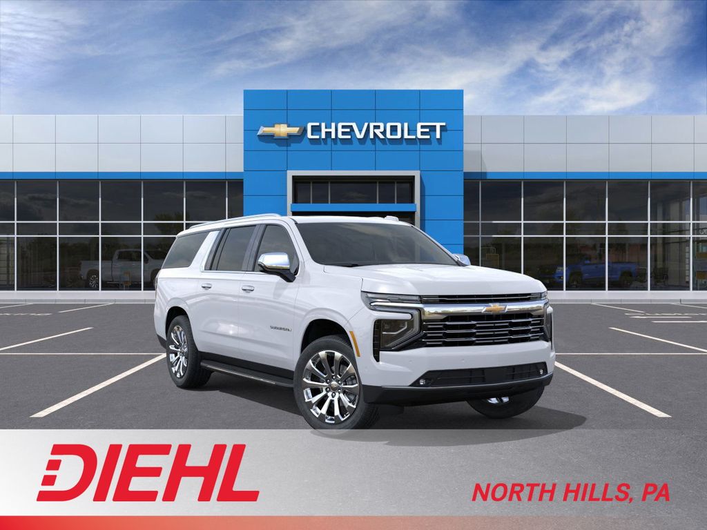 Polar White Tricoat 2026 Chevrolet Suburban Premier 4WD SUV / Crossover Four-Wheel Drive Automatic