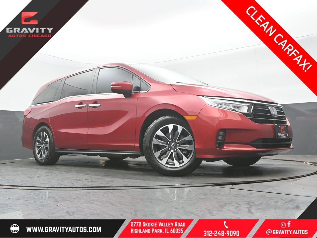 Radiant Red Metallic II 2022 Honda Odyssey EX-L FWD Minivan Front-Wheel Drive Automatic