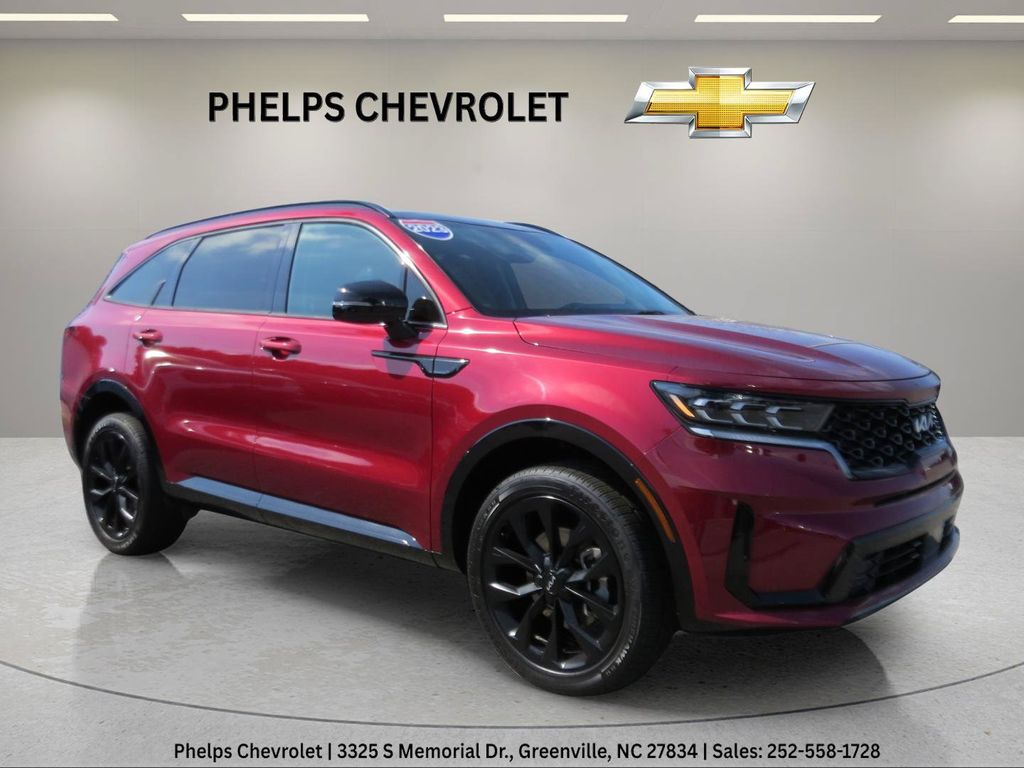 Passion Red Tintcoat 2023 Kia Sorento SX AWD SUV / Crossover All-Wheel Drive 8-Speed Dual Clutch