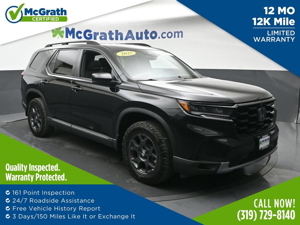 Black 2025 Honda Pilot SUV / Crossover All-Wheel Drive Automatic