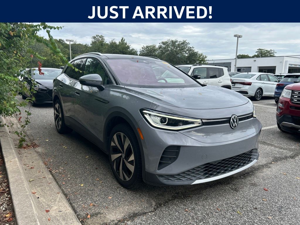 Moonstone Gray/Black Roof 2022 Volkswagen ID.4 SUV / Crossover All-Wheel Drive Automatic