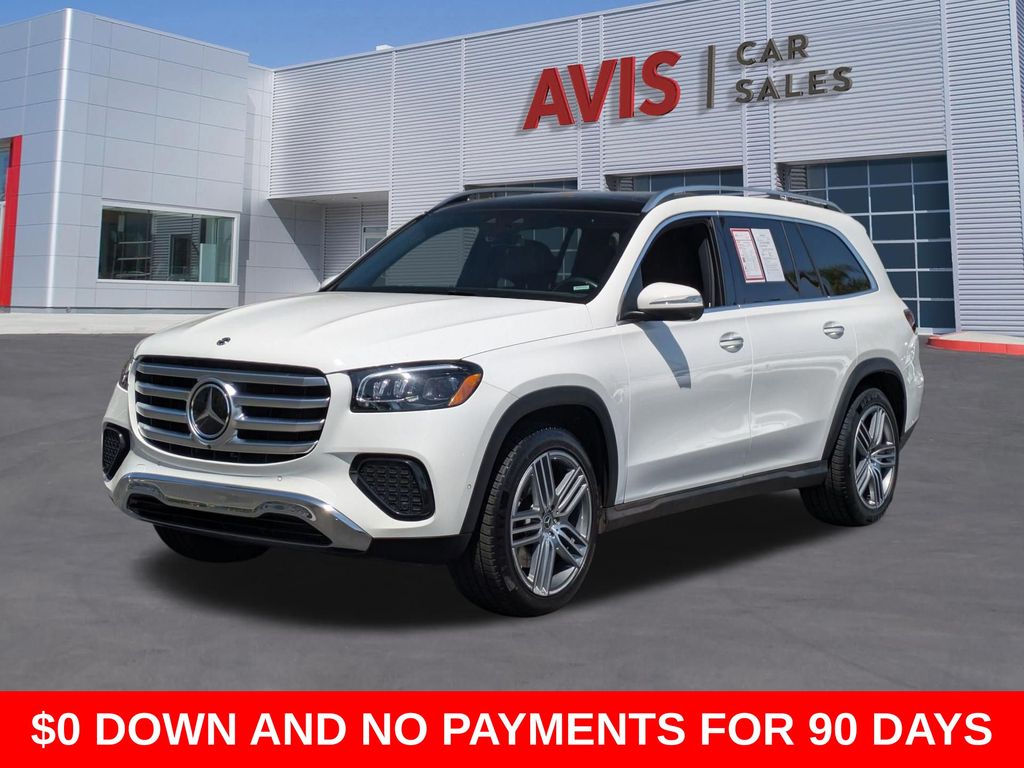 White 2025 Mercedes-Benz GLS 450 4MATIC SUV / Crossover All-Wheel Drive 9-Speed Automatic