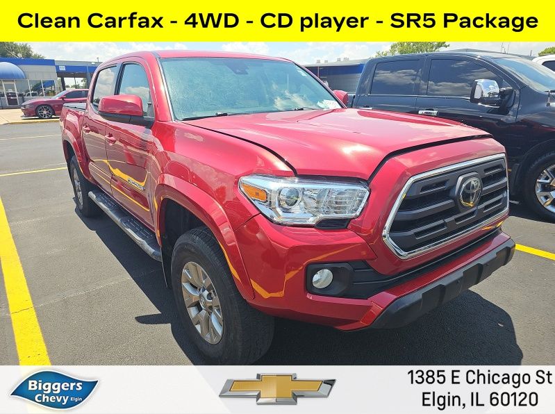Barcelona Red Metallic 2019 Toyota Tacoma Pickup Truck Four-Wheel Drive 6-Speed Automatic